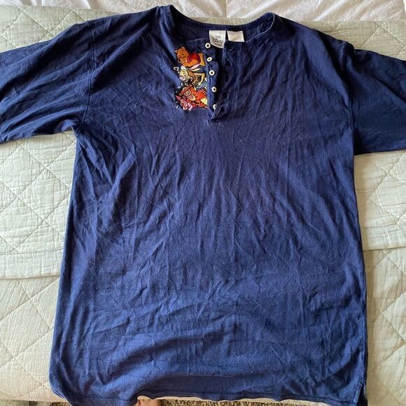 🔴- Vintage Disney Store Winnie The Pooh Oversized Top Size Large - Picture 1 of 10